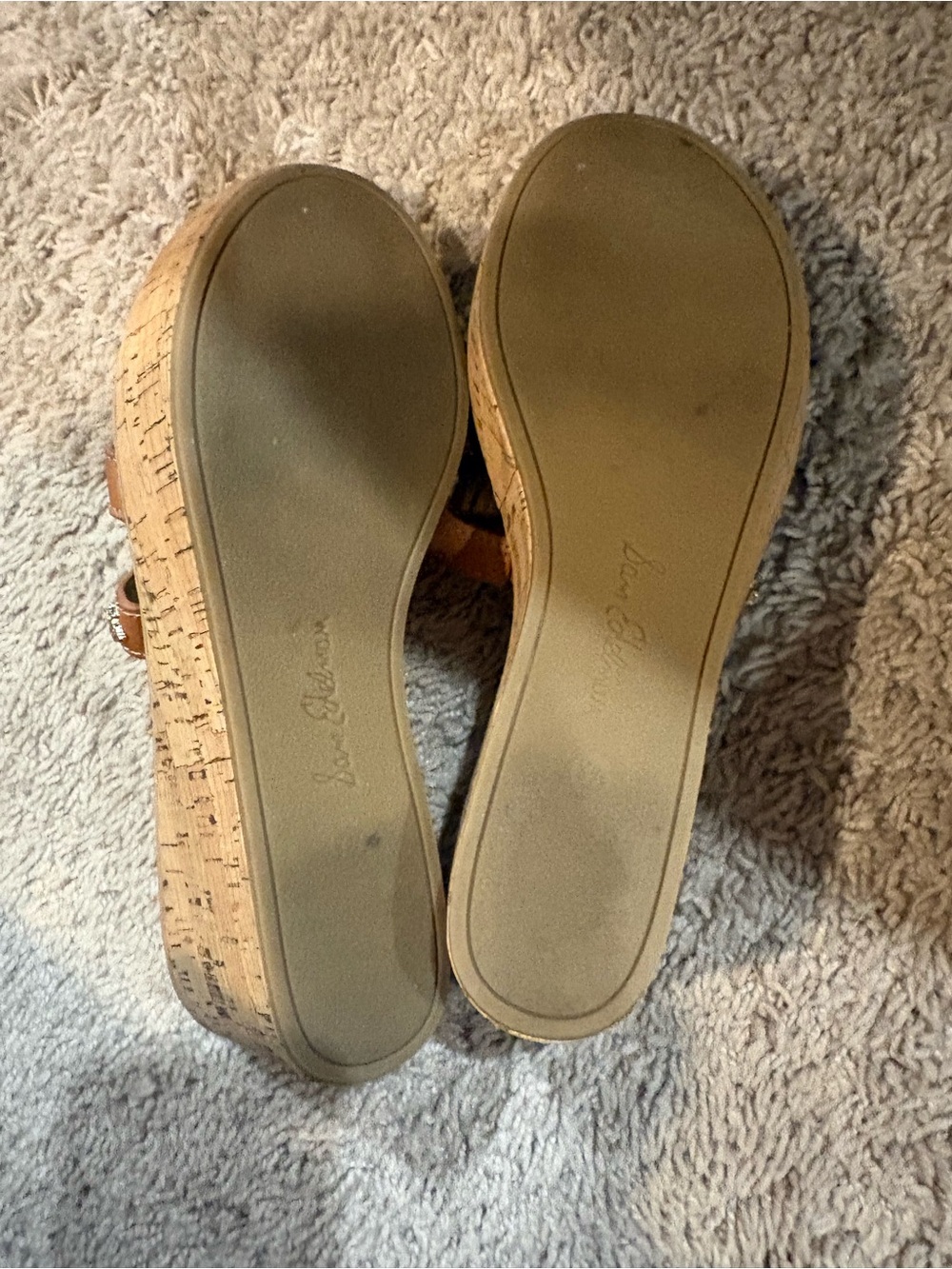 Sam Edelman Tan Brown Slide Sandals Size 8.5M - Picture 3 of 4
